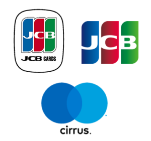 JCBとCirrusの画像