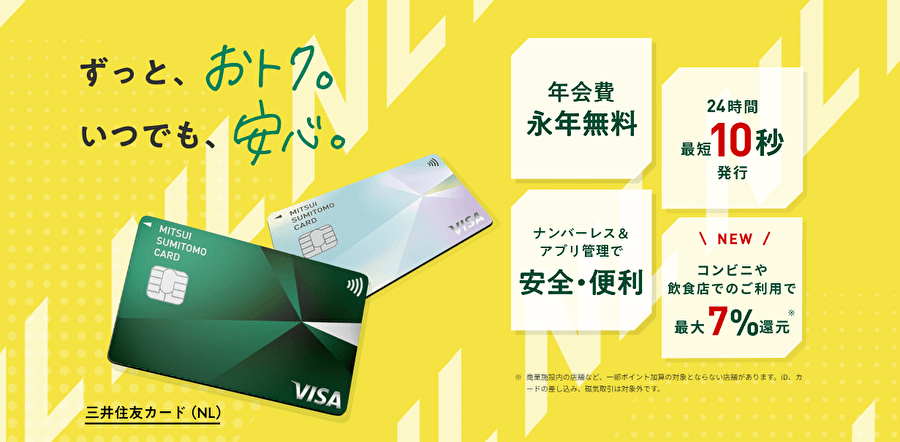 三井住友カード　クレジットカード